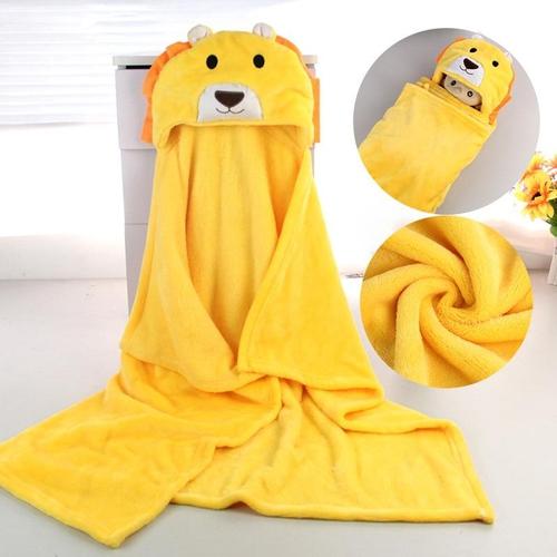 Badponcho Baby met Capuchon