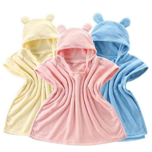 Zachte Badponcho Baby