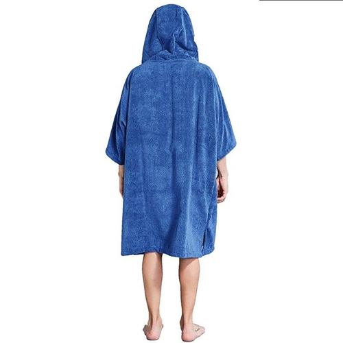 Fleece Badponcho Heren