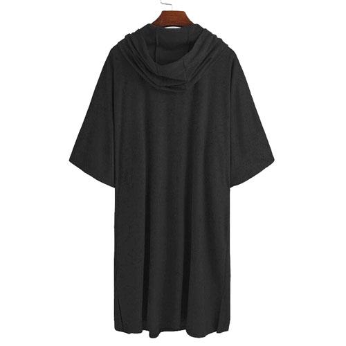 Fleece Badponcho Heren