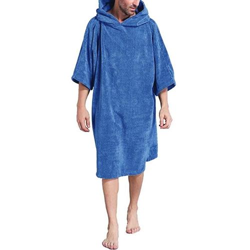 Fleece Badponcho Heren