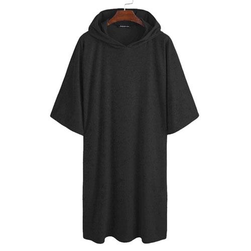 Fleece Badponcho Heren