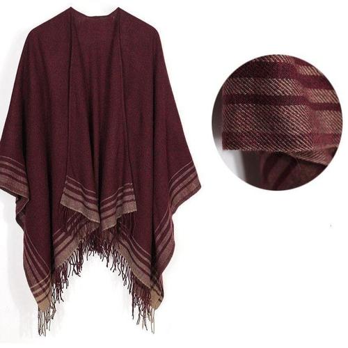 Warme Kasjmier Dames Poncho