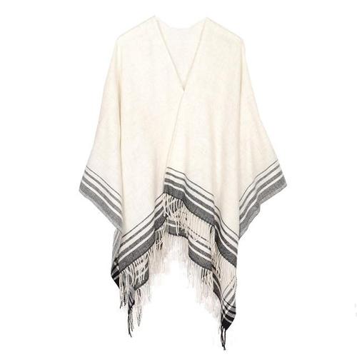 Warme Kasjmier Dames Poncho