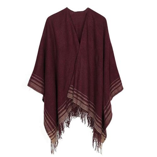 Warme Kasjmier Dames Poncho