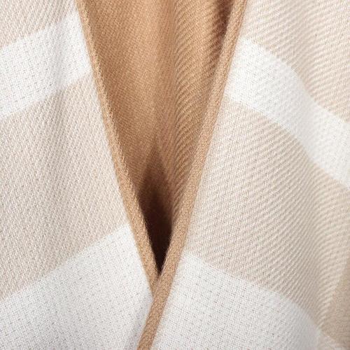 Dames Poncho Kasjmier met V-hals