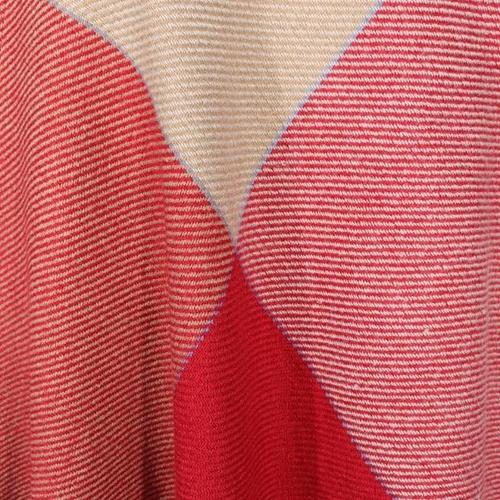 Kasjmier Dames Poncho met Franje