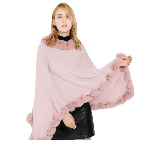 Plaid Poncho Dames Kasjmier
