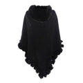 Plaid Poncho Dames Kasjmier