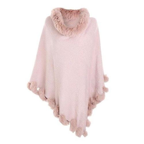 Plaid Poncho Dames Kasjmier