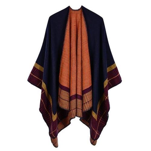 Vintage Dames Poncho Kasjmier