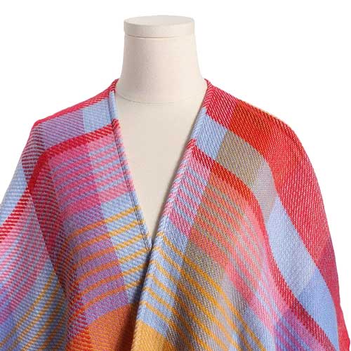 Sjaal Poncho Kasjmier Dames