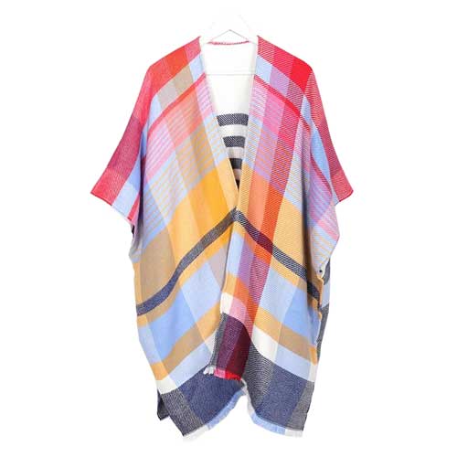 Sjaal Poncho Kasjmier Dames