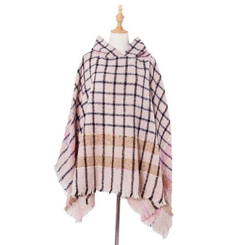 Zomer Dames Poncho met Capuchon