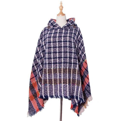 Zomer Dames Poncho met Capuchon