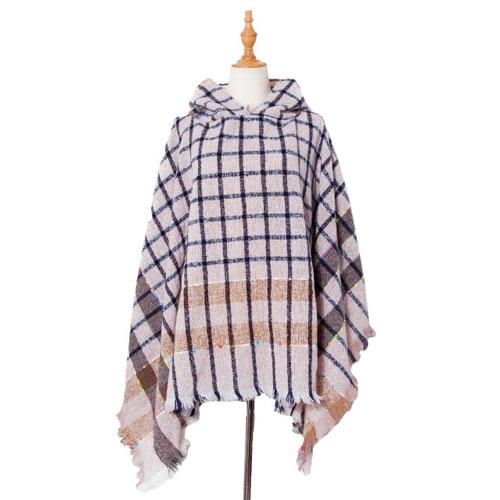 Zomer Dames Poncho met Capuchon