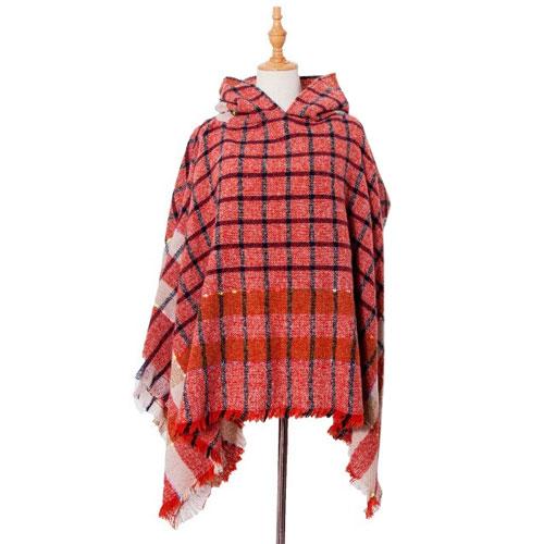 Zomer Dames Poncho met Capuchon