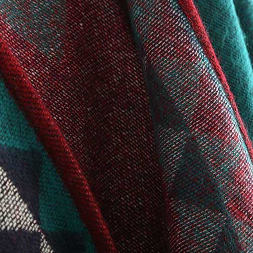 Etnische Dames Poncho met Fijne Franje