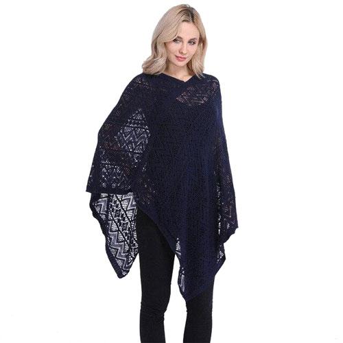 Fijne Kanten Dames Poncho