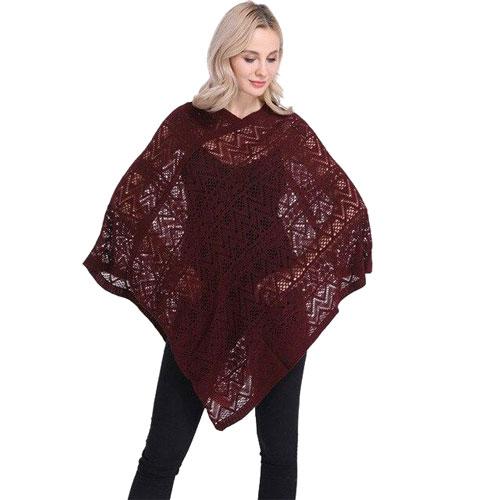 Fijne Kanten Dames Poncho