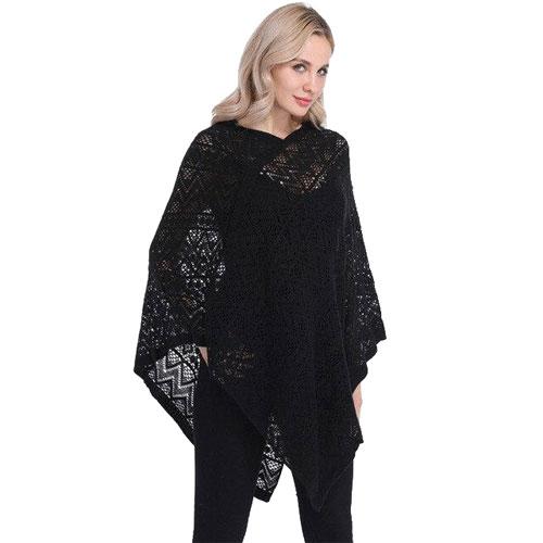 Fijne Kanten Dames Poncho