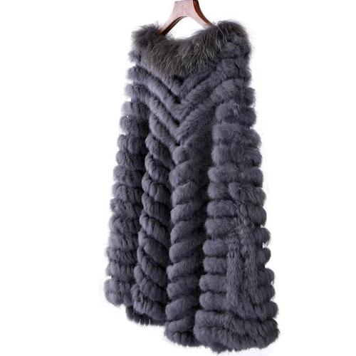 Korte Dames Poncho met Bont