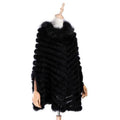 Korte Dames Poncho met Bont