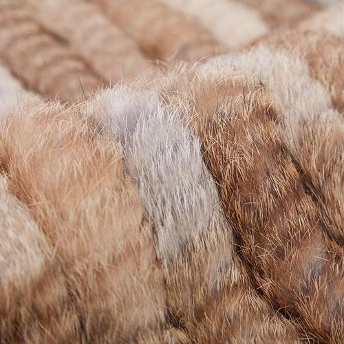 Gestreepte Bont Dames Poncho