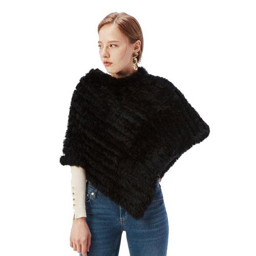 Gestreepte Bont Dames Poncho