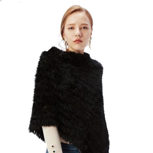 Gestreepte Bont Dames Poncho