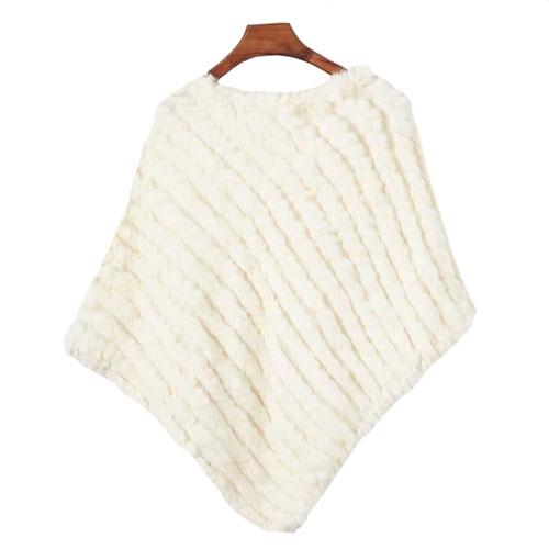 Gestreepte Bont Dames Poncho