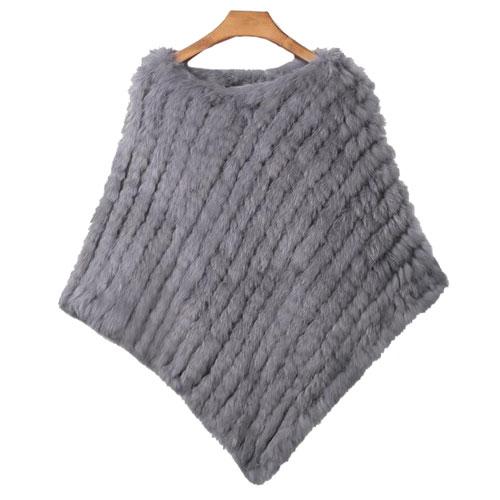 Gestreepte Bont Dames Poncho