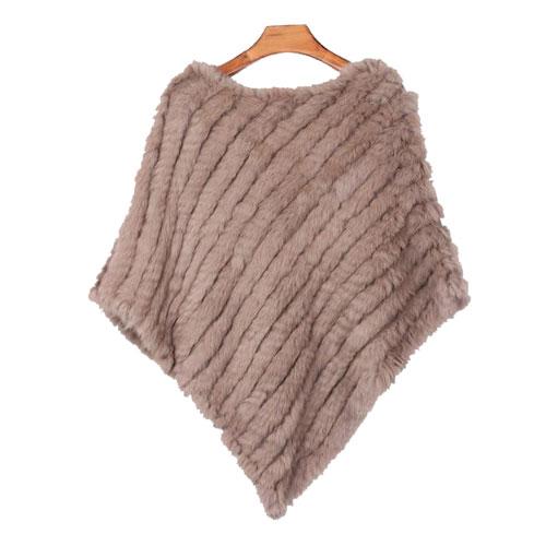 Gestreepte Bont Dames Poncho