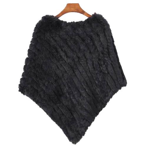 Gestreepte Bont Dames Poncho