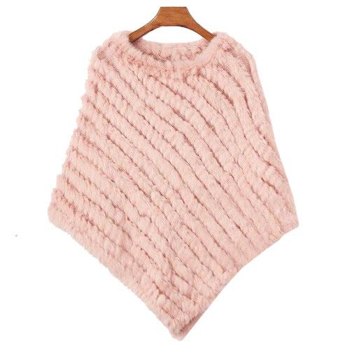 Gestreepte Bont Dames Poncho