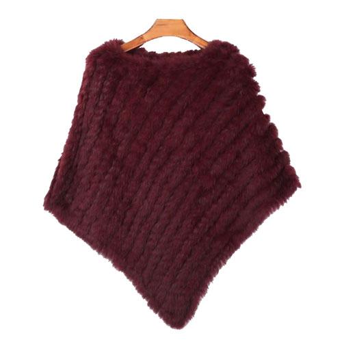 Gestreepte Bont Dames Poncho