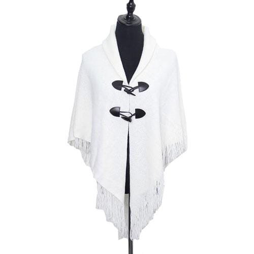 Trui Poncho met Franje