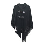 Trui Poncho met Franje
