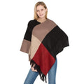 Wollen Winter Dames Poncho
