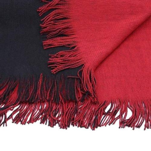 Effen Wollen Dames Poncho