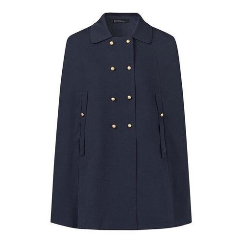 Jas Poncho Dames met Knopen