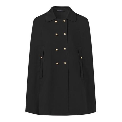 Jas Poncho Dames met Knopen
