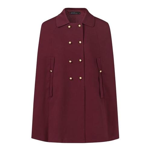 Jas Poncho Dames met Knopen
