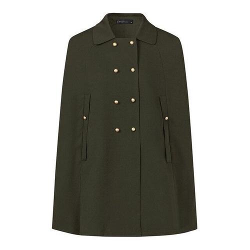 Jas Poncho Dames met Knopen