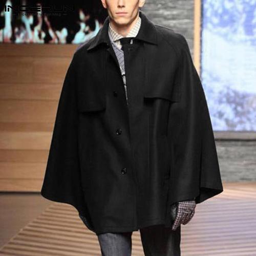 Heren Poncho Black Edition