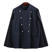 Chique Heren Poncho met Knopen