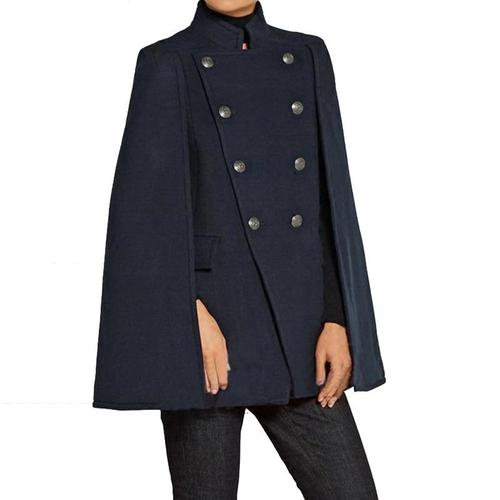 Chique Heren Poncho met Knopen