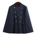 Chique Heren Poncho met Knopen