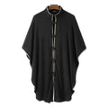 Plaid Poncho Fleece Heren