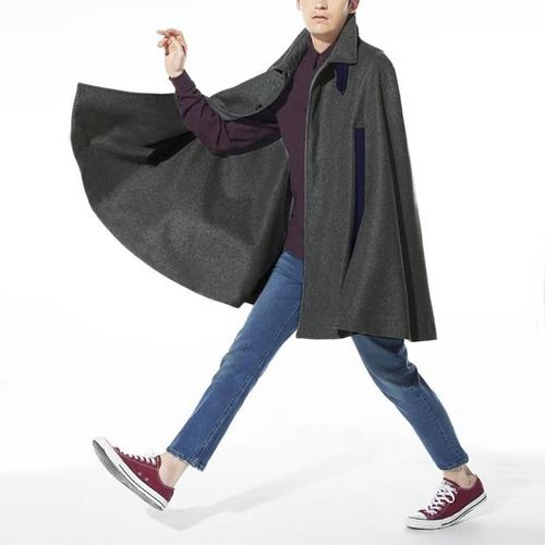 Warme Winter Heren Poncho